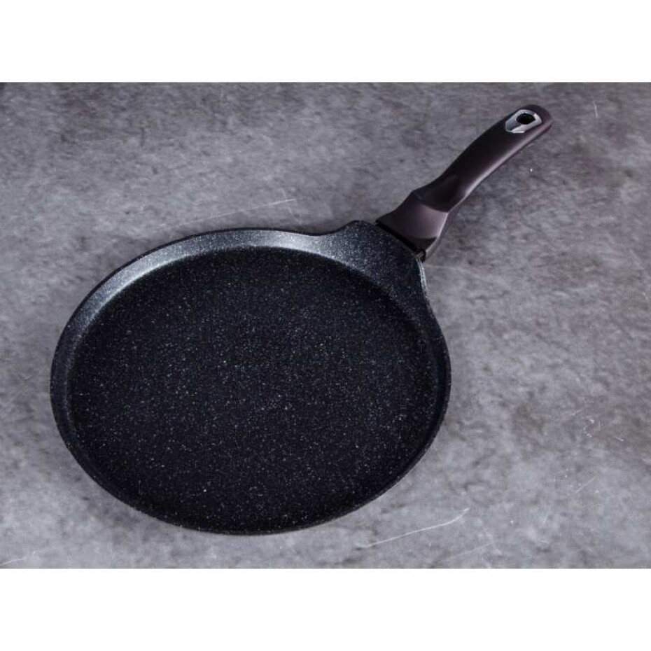 BERLINGERHAUS Pánev na palačinky s mramorovým povrchem 28 cm Shiny Black Collection BH-7132 - main (3)