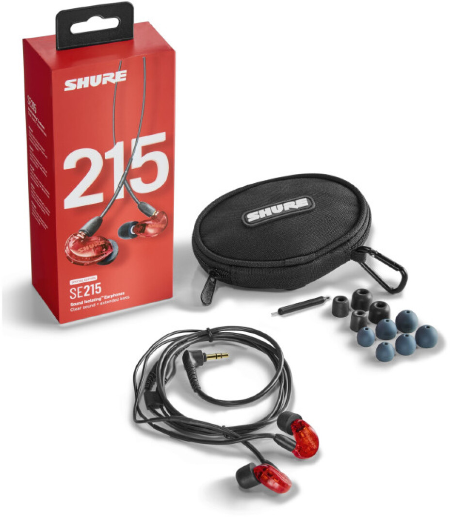 SHURE SE215 Red Special Edition - main (0)