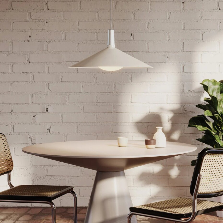 Závěsná lampa BOWER 60 cm, bílá, hliník, Tala - main (1)
