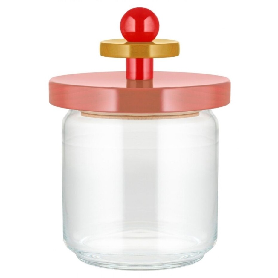 Dóza na potraviny  100 COLLECTION 750 ml, růžová, sklo, Alessi - main (0)