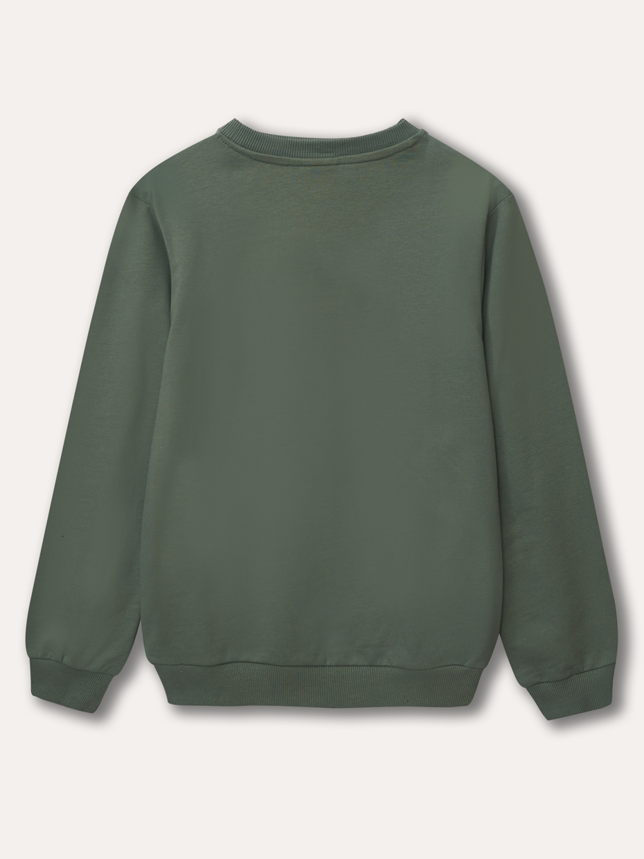 Chlapecká mikina - Winkiki WJB 22110, khaki/ 140 Barva: Khaki, Velikost: 152 - main (1)