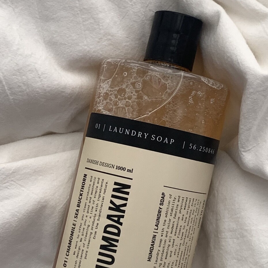 Tekutý prací prostředek CHAMOMILE & SEA BUCKTHORN 1000 ml, Humdakin - main (6)