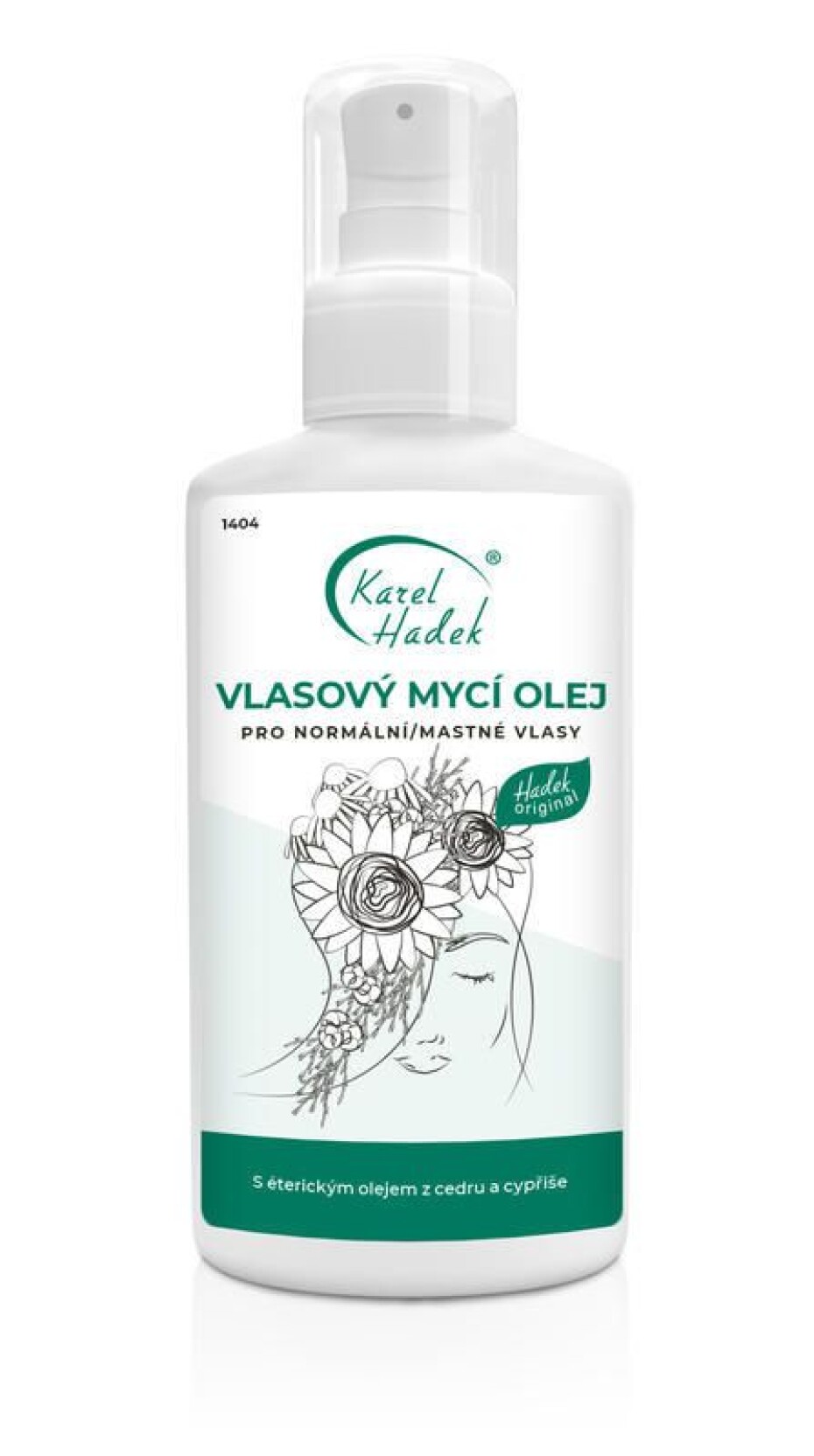 Vlasový mycí olej pro mastné vlasy Hadek - main (0)