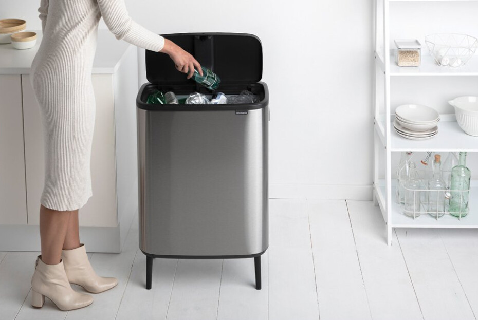 Dotykový odpadkový koš BO TOUCH BIN 60 l, matná ocelová, Brabantia - main (14)