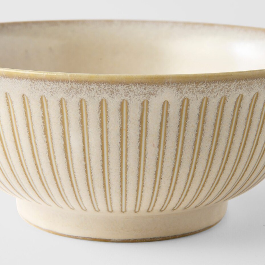 Udon mísa RIDGED ALABASTER 18 cm, MIJ - main (5)