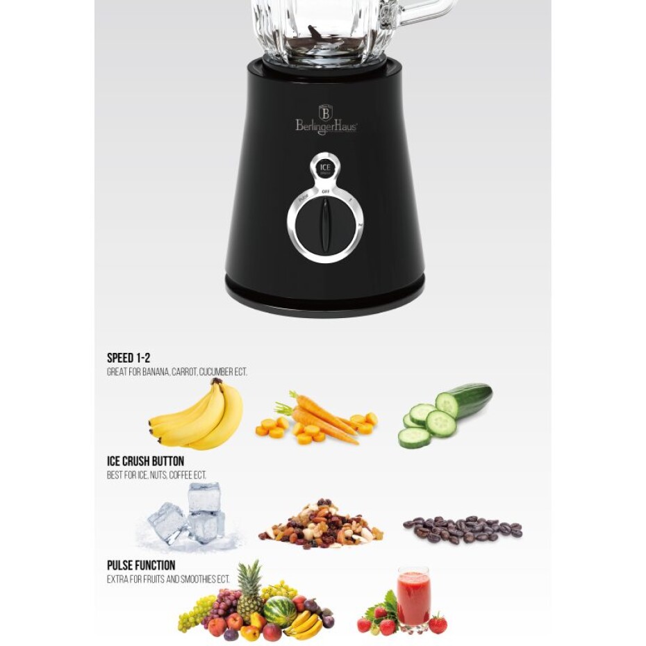 BERLINGERHAUS Mixér stolní 1,5 l Matte Black Collection BH-9442 - main (3)