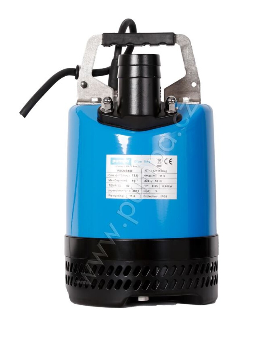 Drenážní čerpadlo BLUE LINE PSCMB800, 0,75kW, 230V, 8m kabel - main (0)