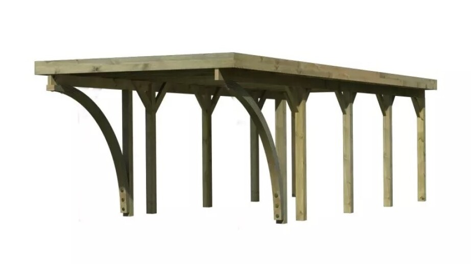 Carport KARIBU CLASSIC 3C 61957 LG3306 - main (1)