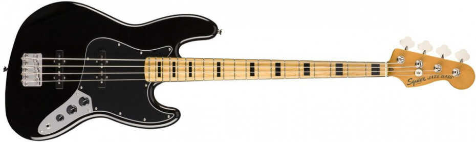 Fender Squier Classic Vibe 70s Jazz Bass Black Maple - main (0)
