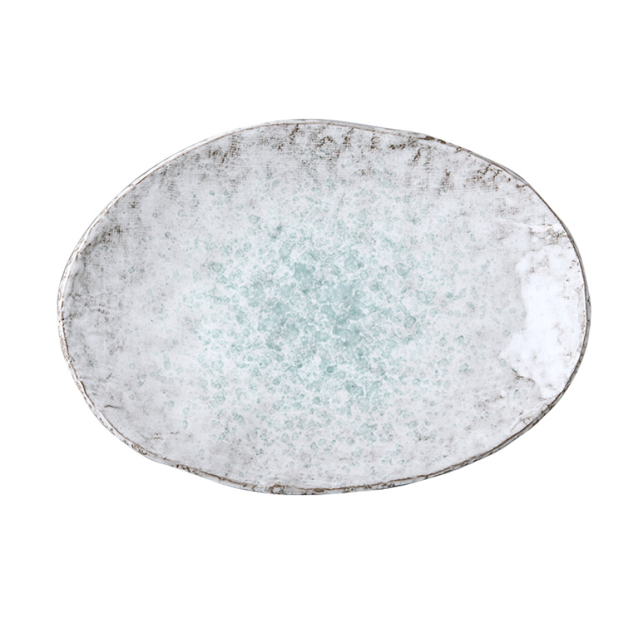 Servírovací talíř AQUA SPLASH 24 x 17 cm, ovál, modrá, MIJ - main (0)