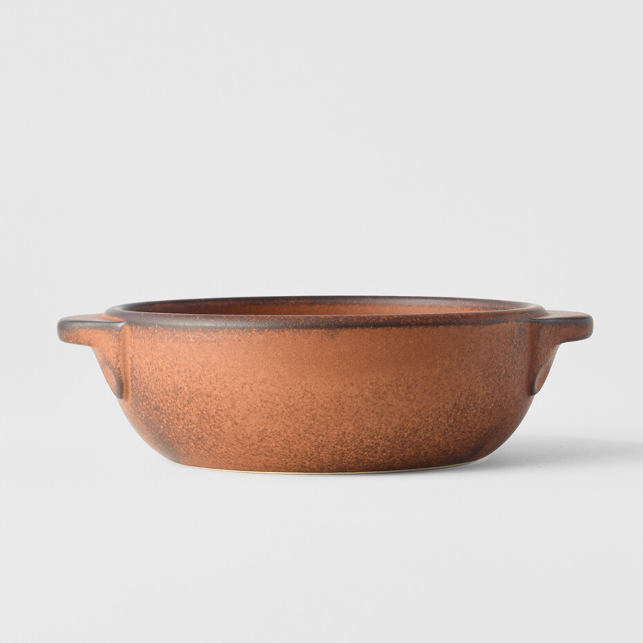 Zapékací mísa DONABE 15 cm, oranžová, keramika, MIJ - main (8)