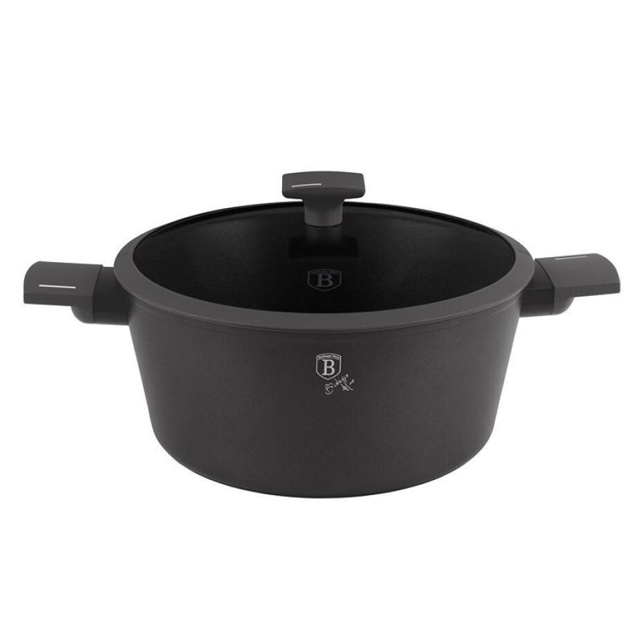 BERLINGERHAUS Kastrol s titanovým povrchem a poklicí 28 cm Antracit Collection BH-8132 - main (3)