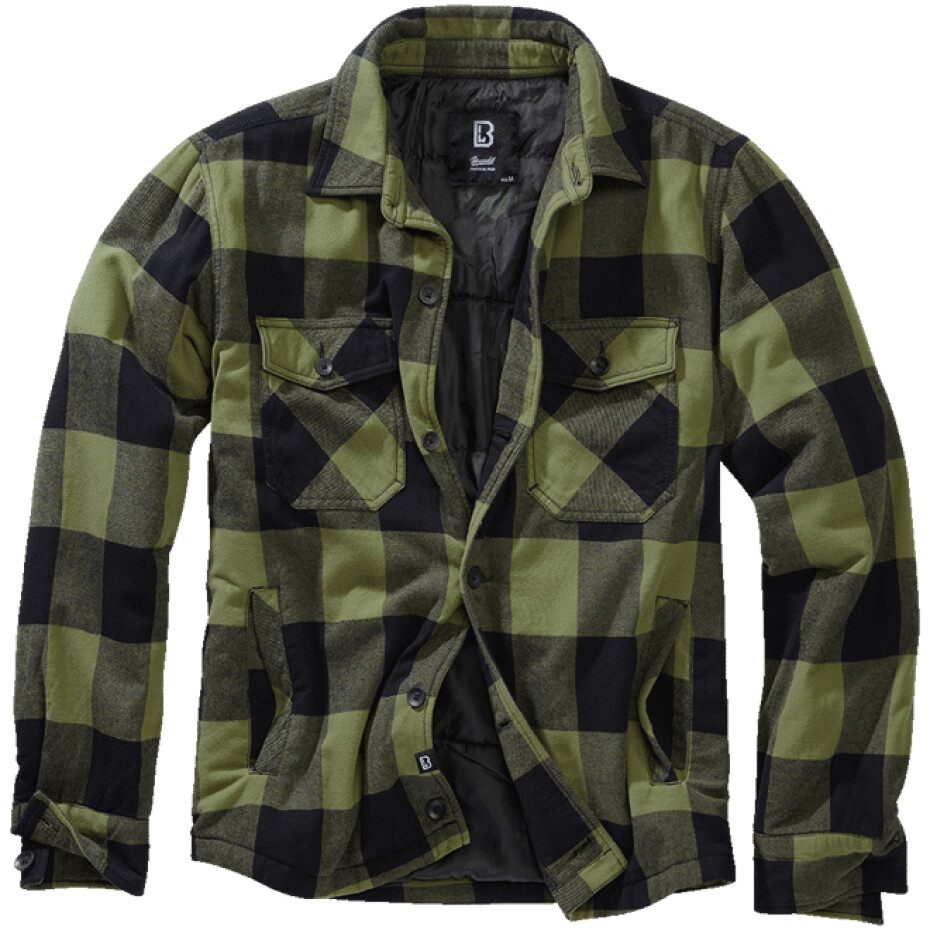 Brandit Bunda Lumberjacket černá | olivová 4XL - main (0)
