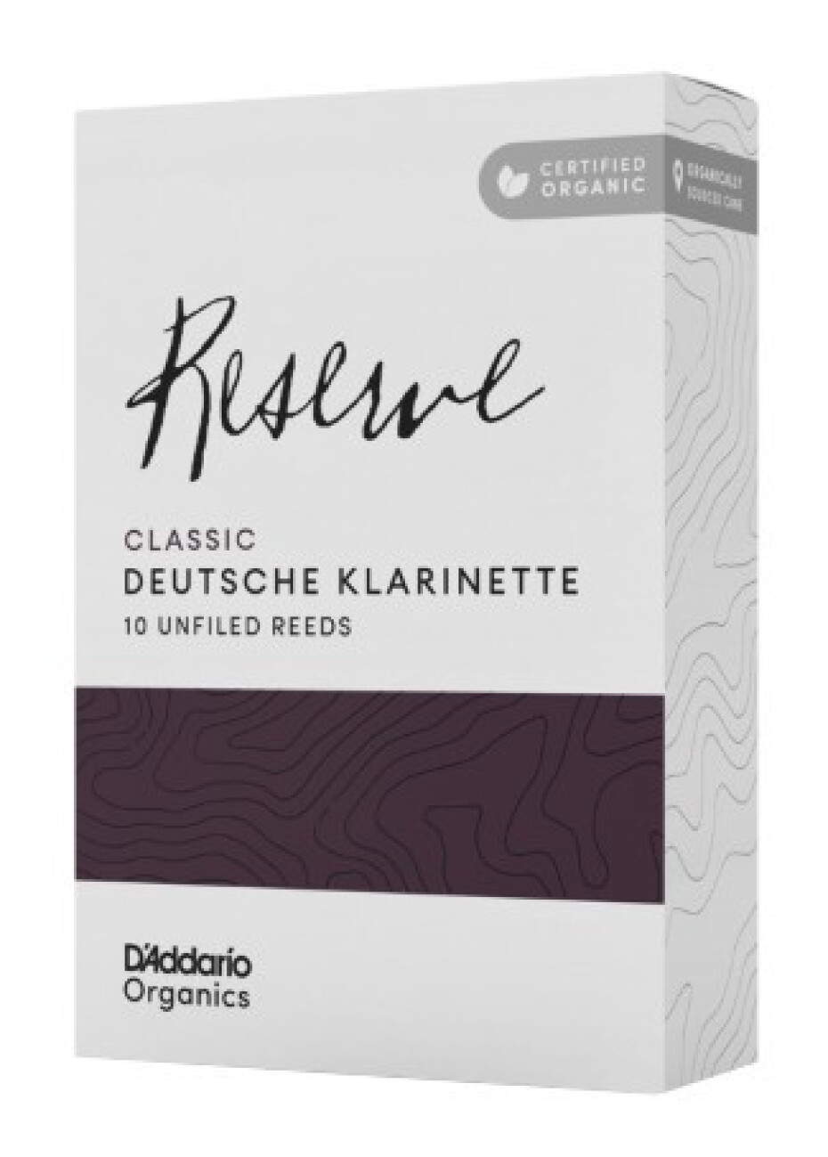 D'Addario ORCR1015D Organic Reserve Classic Deutsche Klarinette Reeds 1.5 - 10 Pack - main (0)