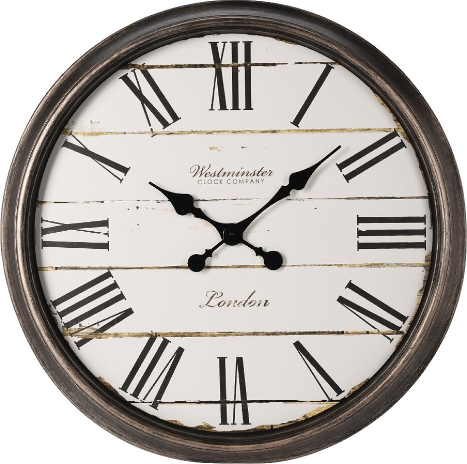 SEGNALE Hodiny nástěnné WESTMINSTER 76 cm bílá KO-KL5000210 - main (0)
