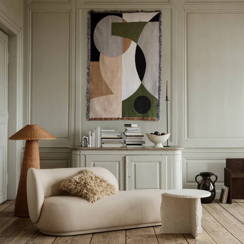 Tapisérie ENTIRE 120 x 170 cm, bavlna, ferm LIVING - main (1)