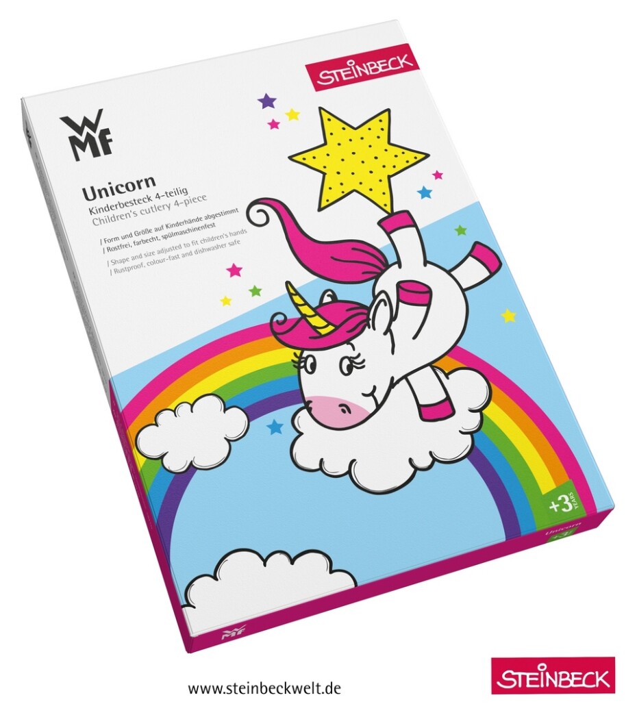 Sada dětských příborů UNICORN, sada 4 ks, WMF - main (1)