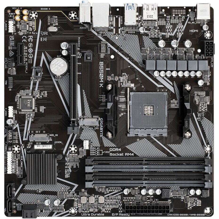 GIGABYTE B550M K - main (2)