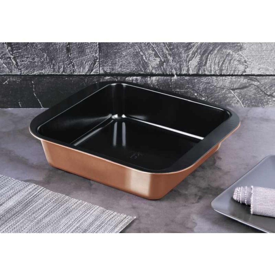 BERLINGERHAUS Pečící plech s titanovým povrchem Rosegold Metallic Line 29,5x26,5 cm BH-7836 - main (2)