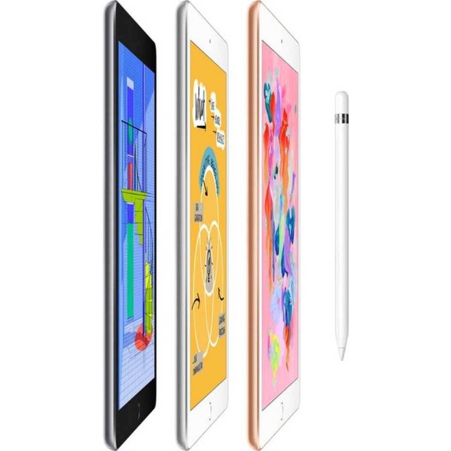 Apple iPad 128GB Wi-Fi vesmírně šedý (2018) - main (2)
