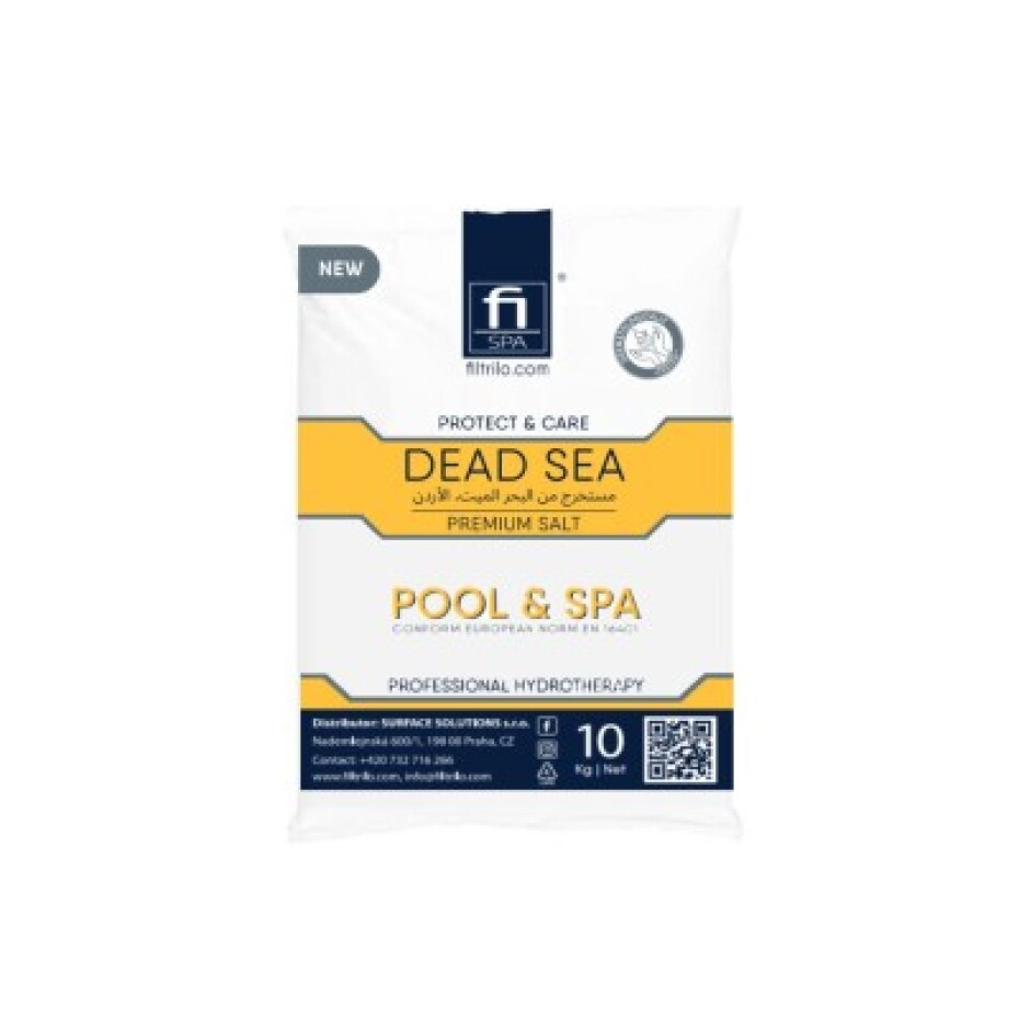 Fi SPA bazénová sůl rychlorozpustná pro bazény a vířivky z Mrtvého moře 10 kg - main (0)