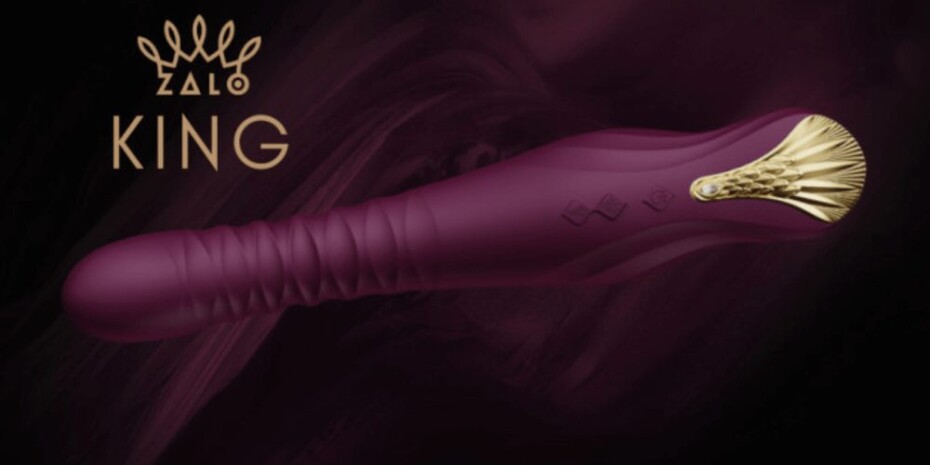 Zalo King Vibrating Thruster Velvet Purple - main (12)
