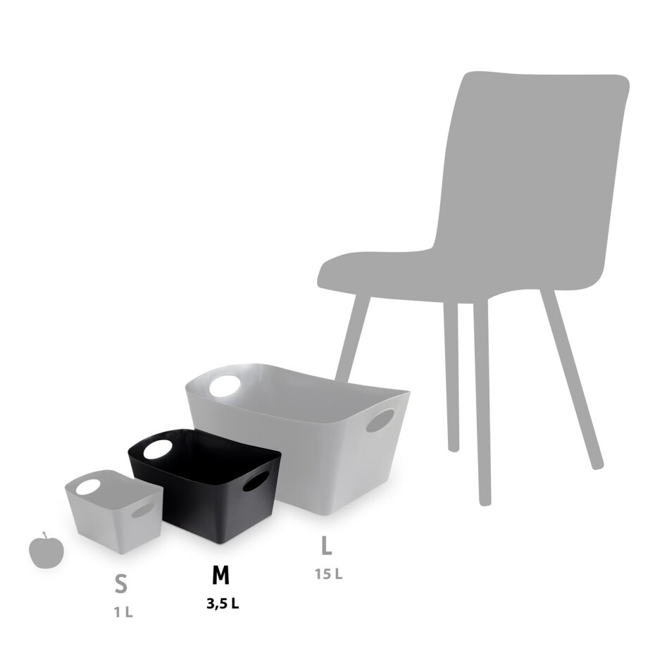 Úložný box BOXXX M 3,5 l, bílá, Koziol - main (4)