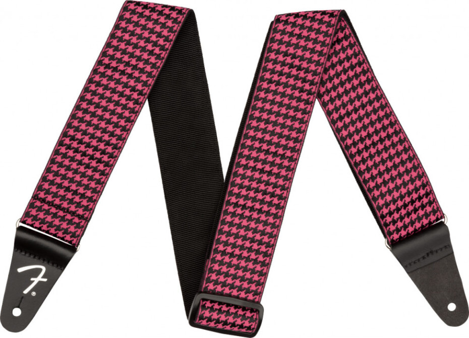Fender Houndstooth Strap Pink - main (0)