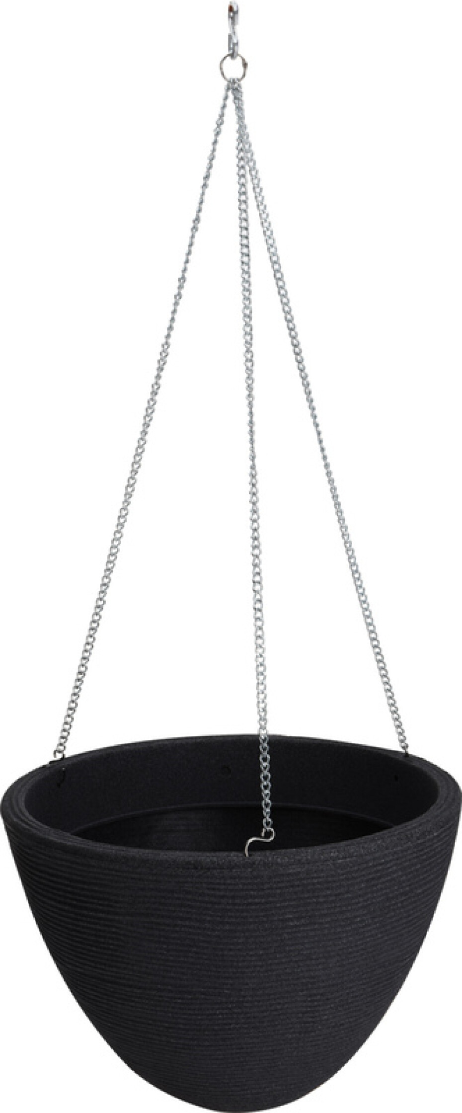 PROGARDEN Květináč závěsný venkovní 33 cm antracit KO-Y54192820 - main (0)