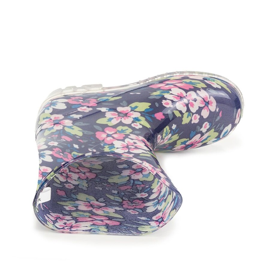 dětské holínky gumové - potisk kytky, Pidilidi, PL0033-04, holka - 35 - main (3)