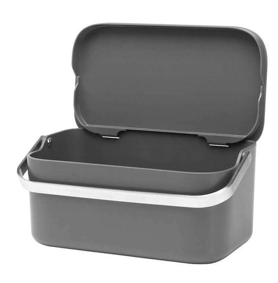 Koš na bio odpad, šedá, Brabantia - main (8)