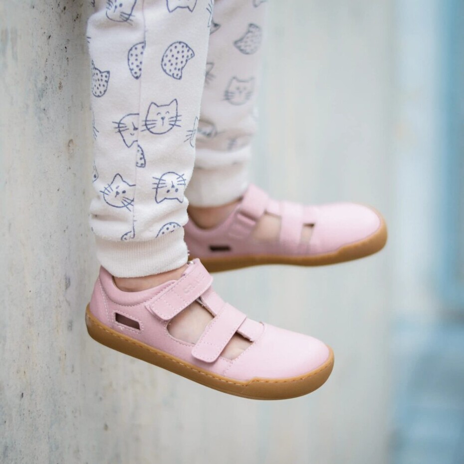 Dívčí barefoot sandály CRAVE SHELLWOOD Rose,  růžová - 31 - main (3)