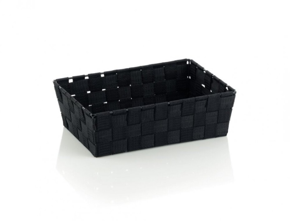 KELA Koš ALVARO PP, černá 29,5x20,5x8,5cm KL-23021 - main (0)