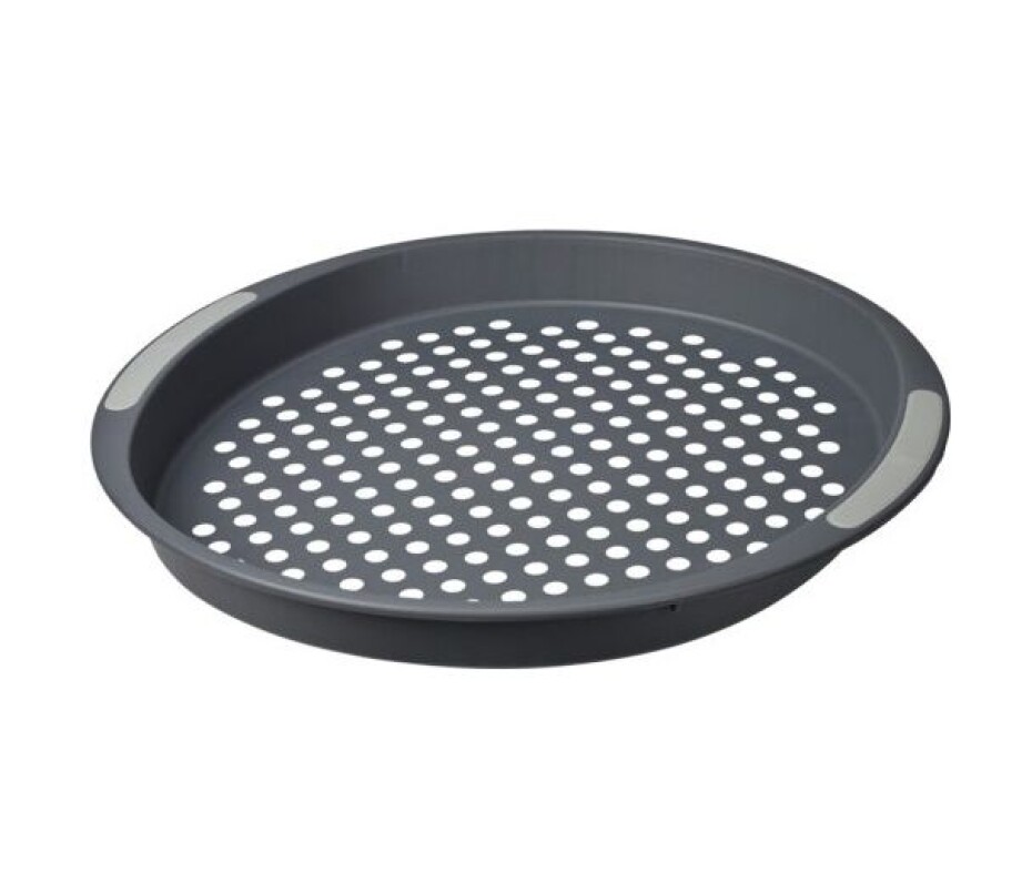 EXCELLENT Servírovací tác kulatý 40 x 4 cm tmavě šedá KO-030001740seda - main (0)