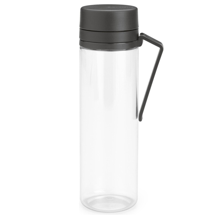Láhev na vodu MAKE & TAKE 500 ml, se sítkem, tmavě šedá, Brabantia - main (0)