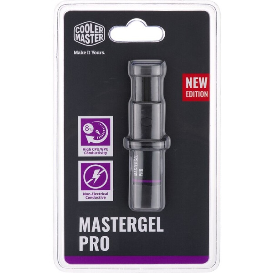 Cooler Master termální pasta na CPU MasterGel Pro, tep. vodivost 8 W.m, 1.5ml - main (2)