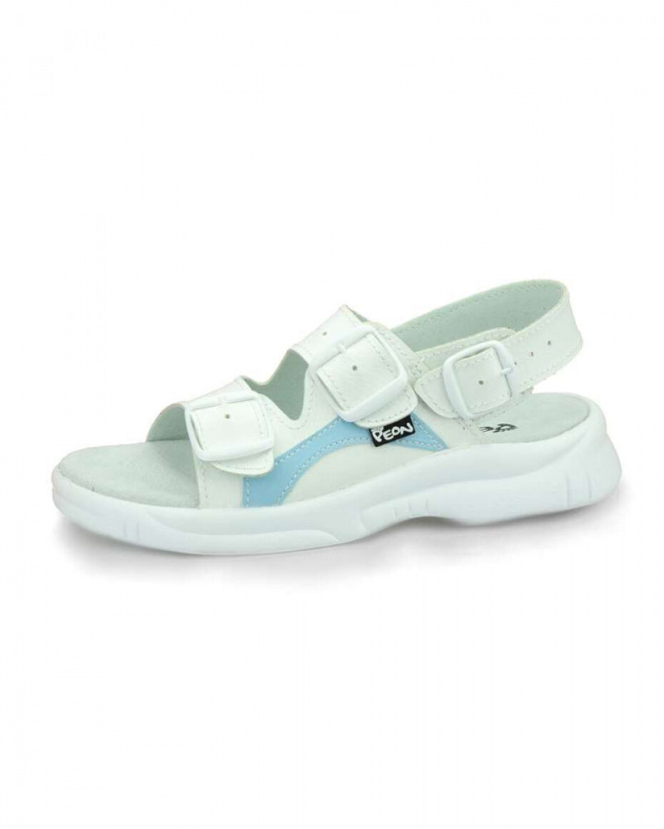 Sandál unisex pracovní ortopedický  PE/18-5D - bílá/modrá - main (0)