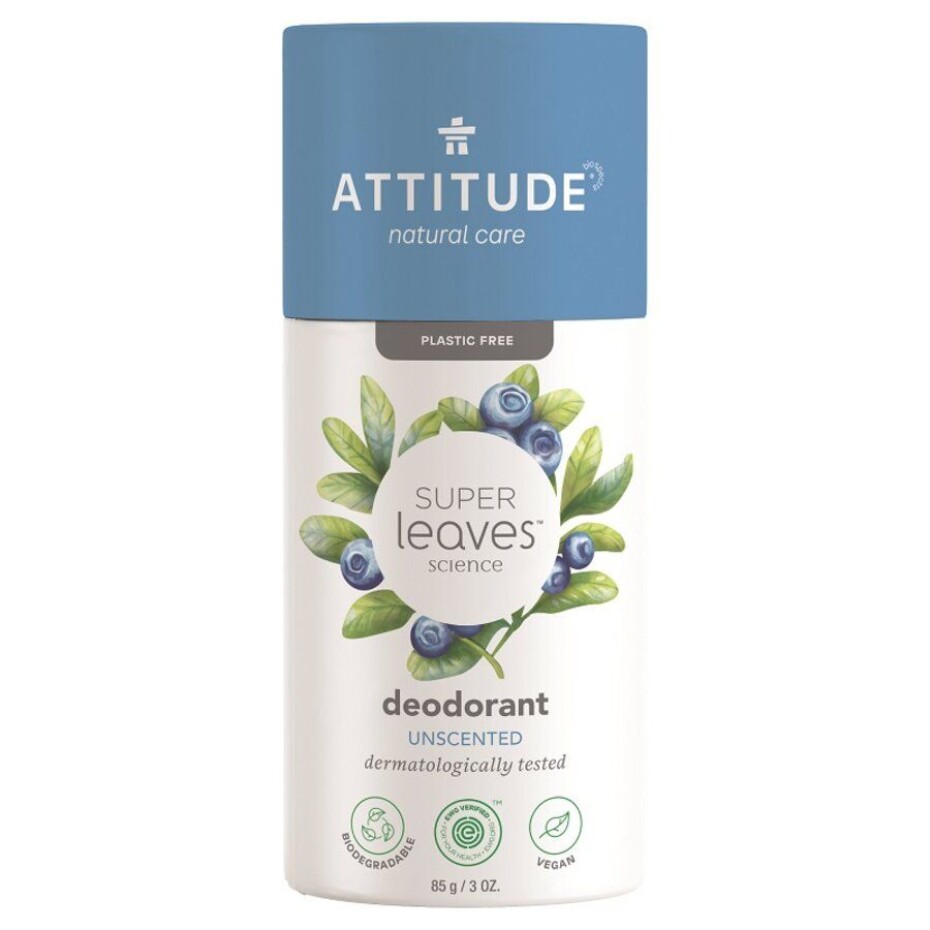 Attitude Super leaves Přírodní tuhý deodorant - bez vůně 85 g - main (0)