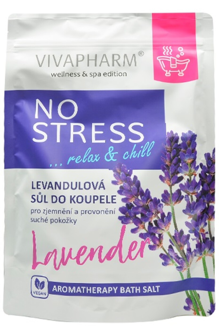 VIVACO Sůl do koupele NO STRESS relax&chill 1000g - main (0)