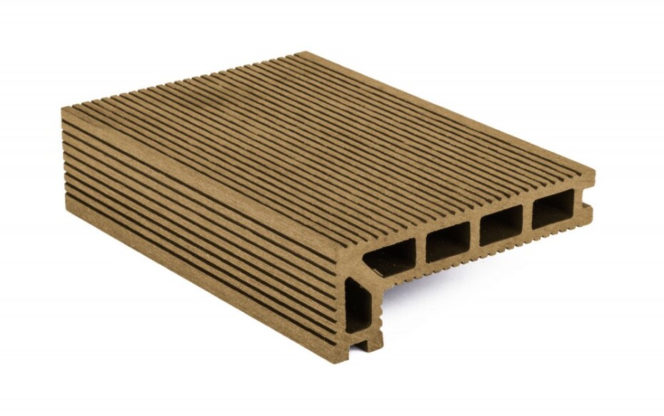 G21 Terasové prkno G21 zakončovací, 2,5 x 14 x 400 cm, Cumaru mat. WPC G21-63909947 - main (0)