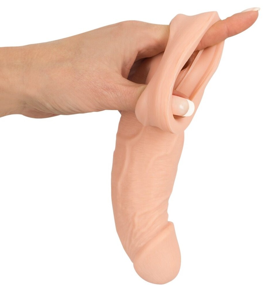 Nature Skin Penis Sleeve with Extension 21 cm - main (4)