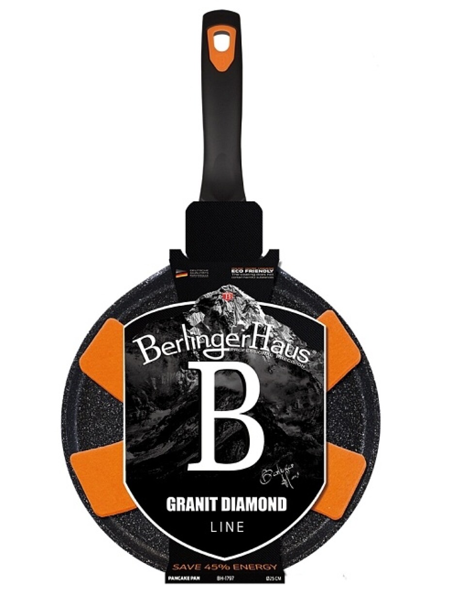 BERLINGERHAUS Pánev na palačinky s mramorovým povrchem 25 cm Granit Diamond Line BH-1797 - main (1)