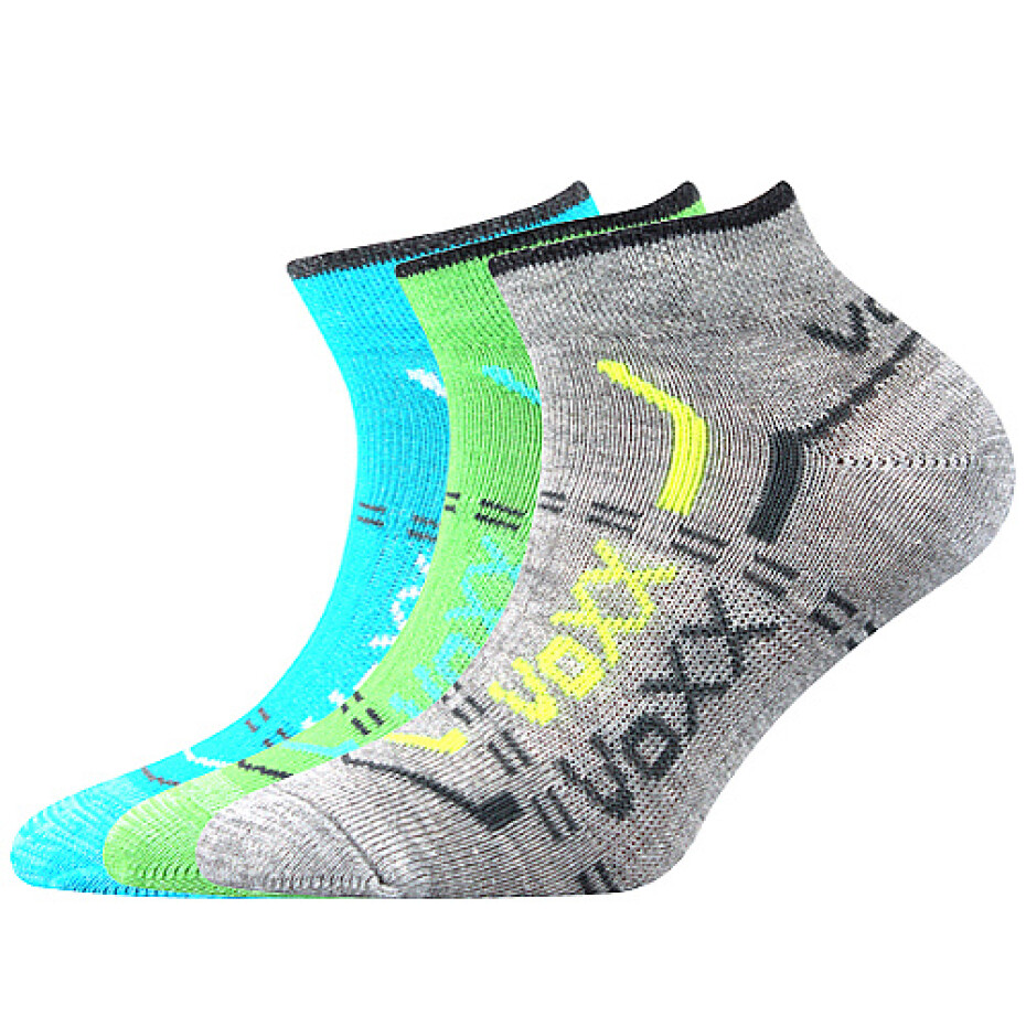 Dětské kotníkové ponožky VoXX - Rexík 01 uni, mix C Barva: Mix barev, Velikost: 30-34 - main (0)
