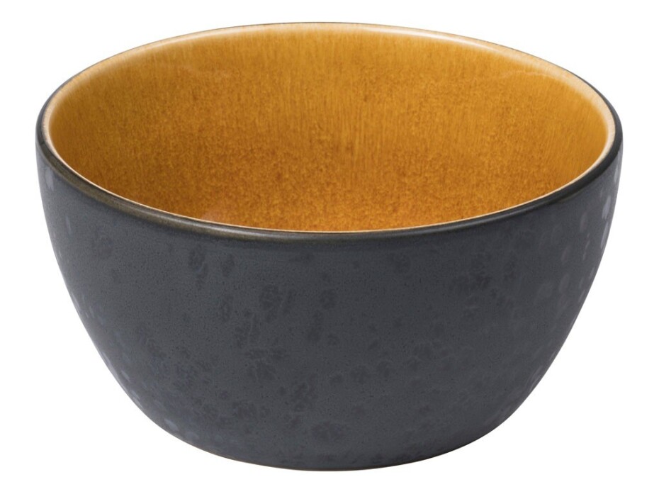 Servírovací mísa 12 cm, černá / jantarová, Bitz - main (0)