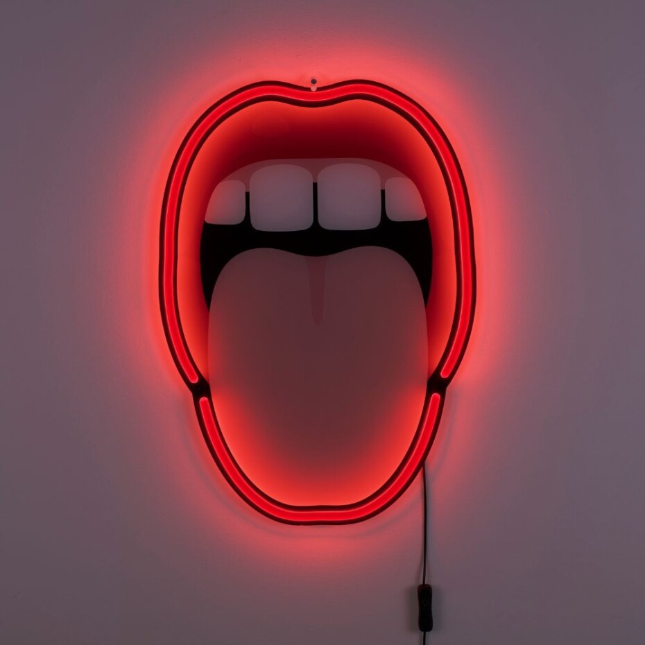 Nástěnné dekorační světlo JOB-BLOW TONGUE 58 cm, LED, Seletti - main (1)