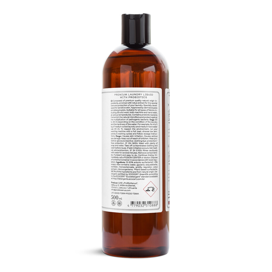 Tekutý prací prostředek 500 ml, Probiotic Craft - main (3)