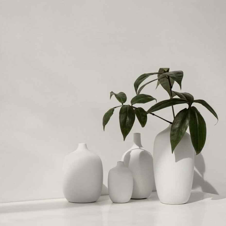 Váza CEOLA 25 cm, bílá, Blomus - main (2)