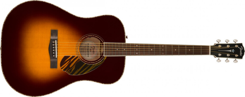 Fender PD-220E Dreadnought - 3-Color Vintage Sunburst - main (0)