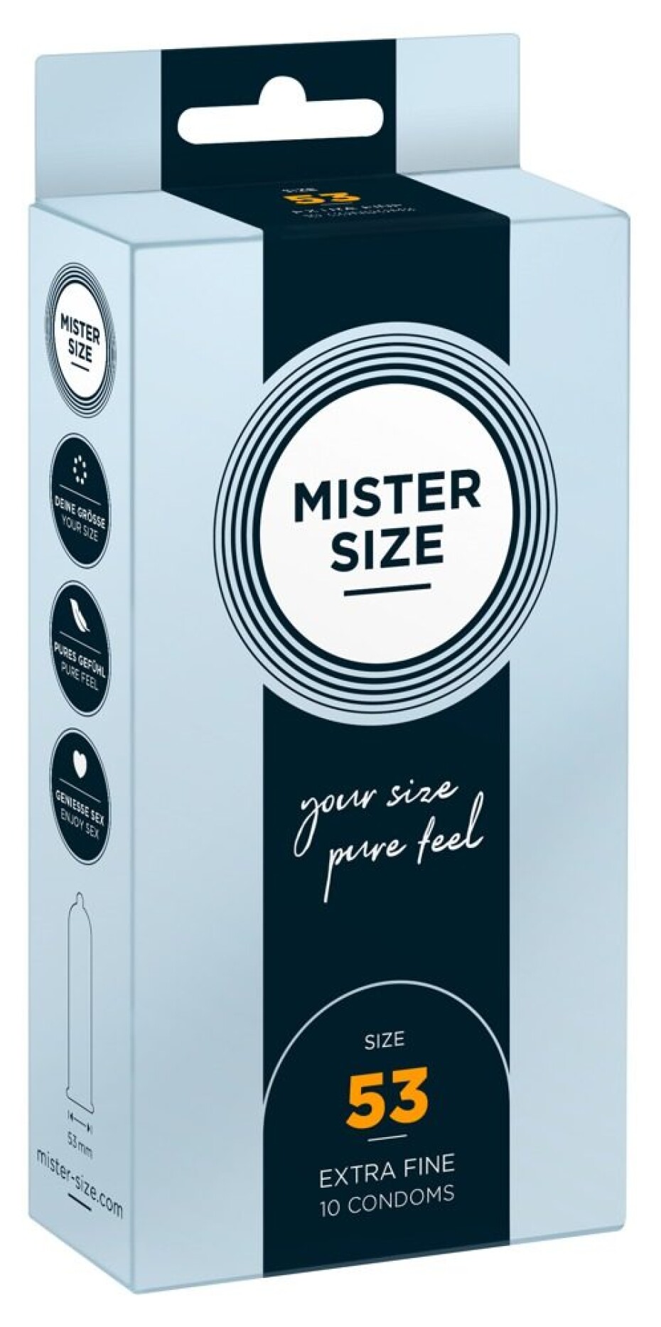 Mister Size thin 53mm 10ks - main (0)