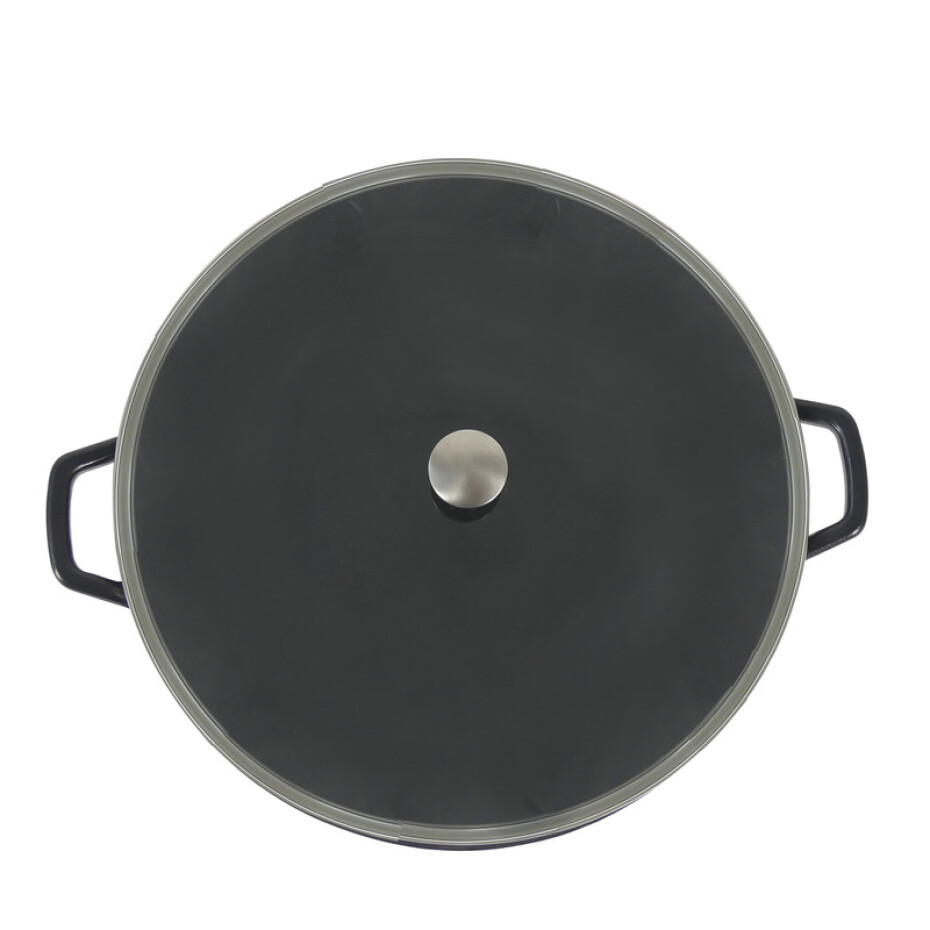 KELA Wok s poklicí litinový CALIDO 36 cm černá KL-12475 - main (3)